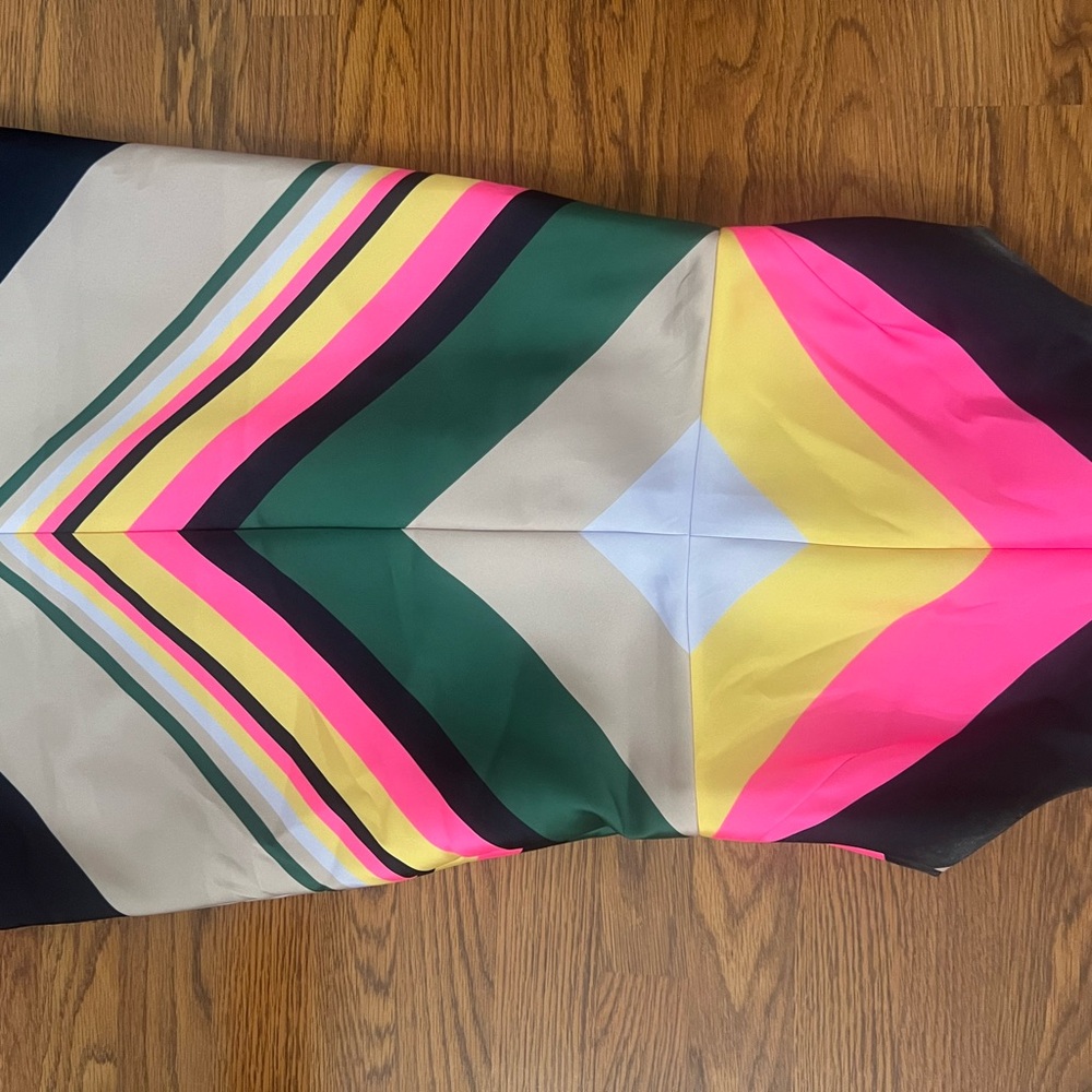 J. Crew Collection Chevron Pattern Sleeveless Dre… - image 3